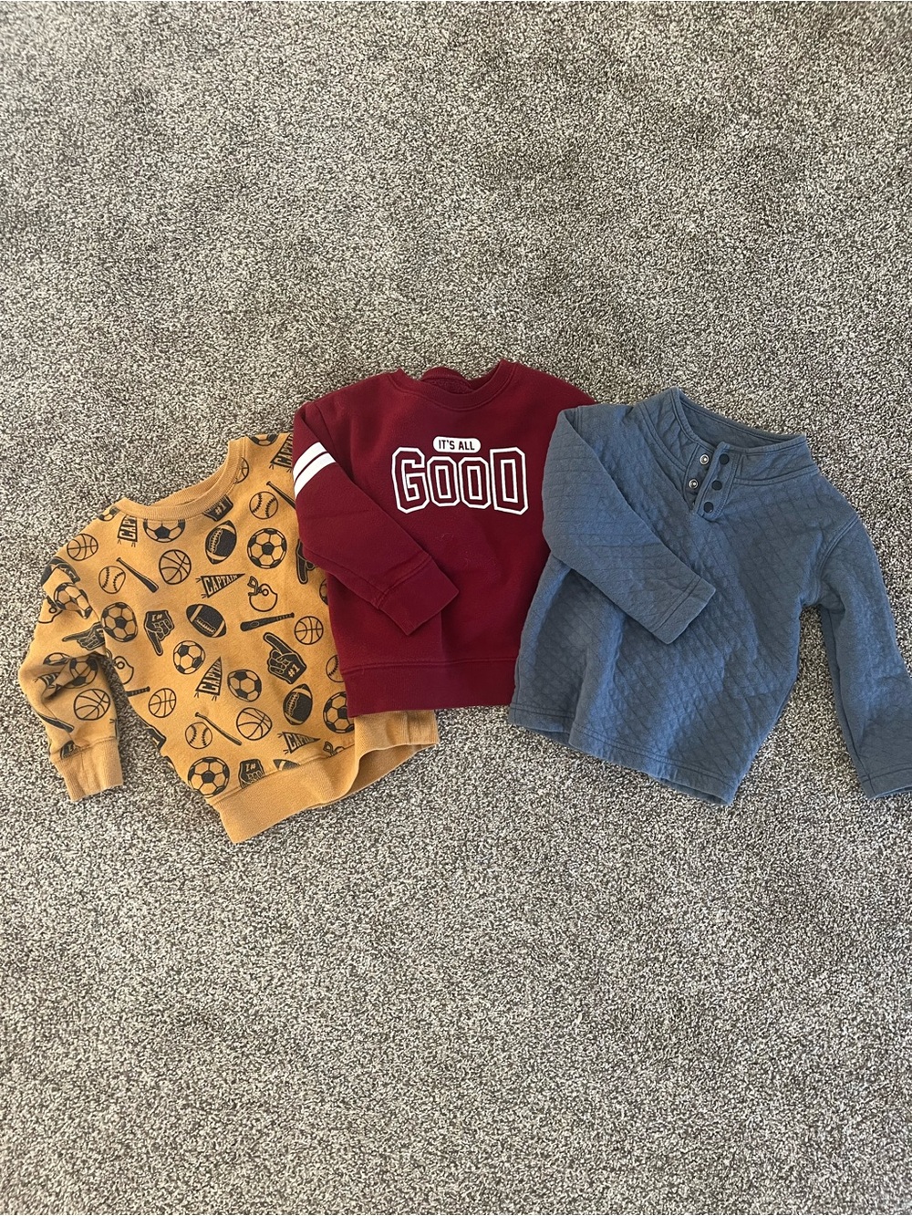 Set of 3 boys sweatshirts